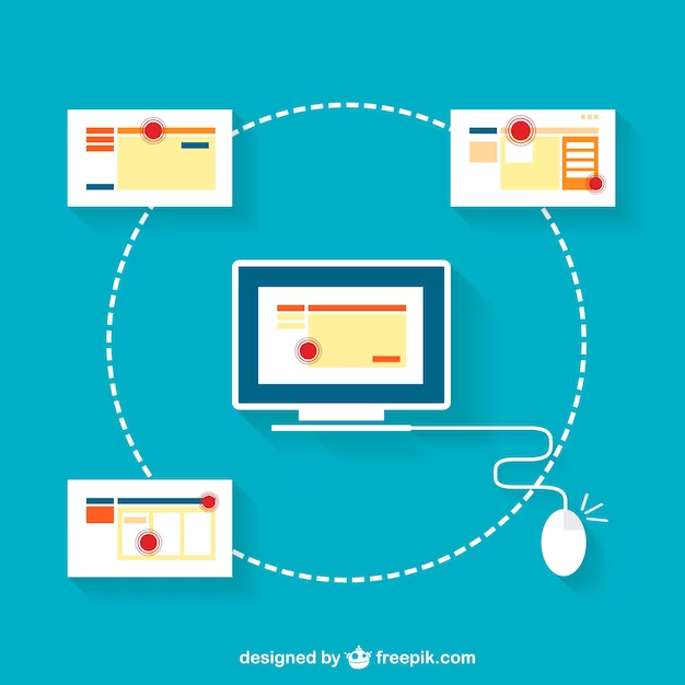 A series of interconnected email chains forming a nurturing pathway